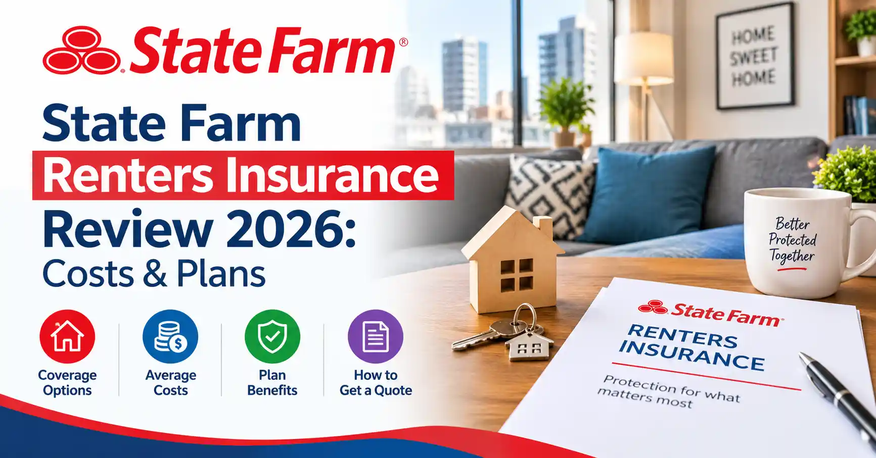 State Farm renters insurance review 2026 covering costs, coverage options, and plan benefits